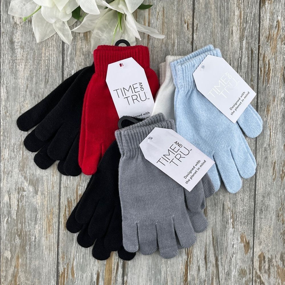 Women's Knit Gloves Winter 6-Pack